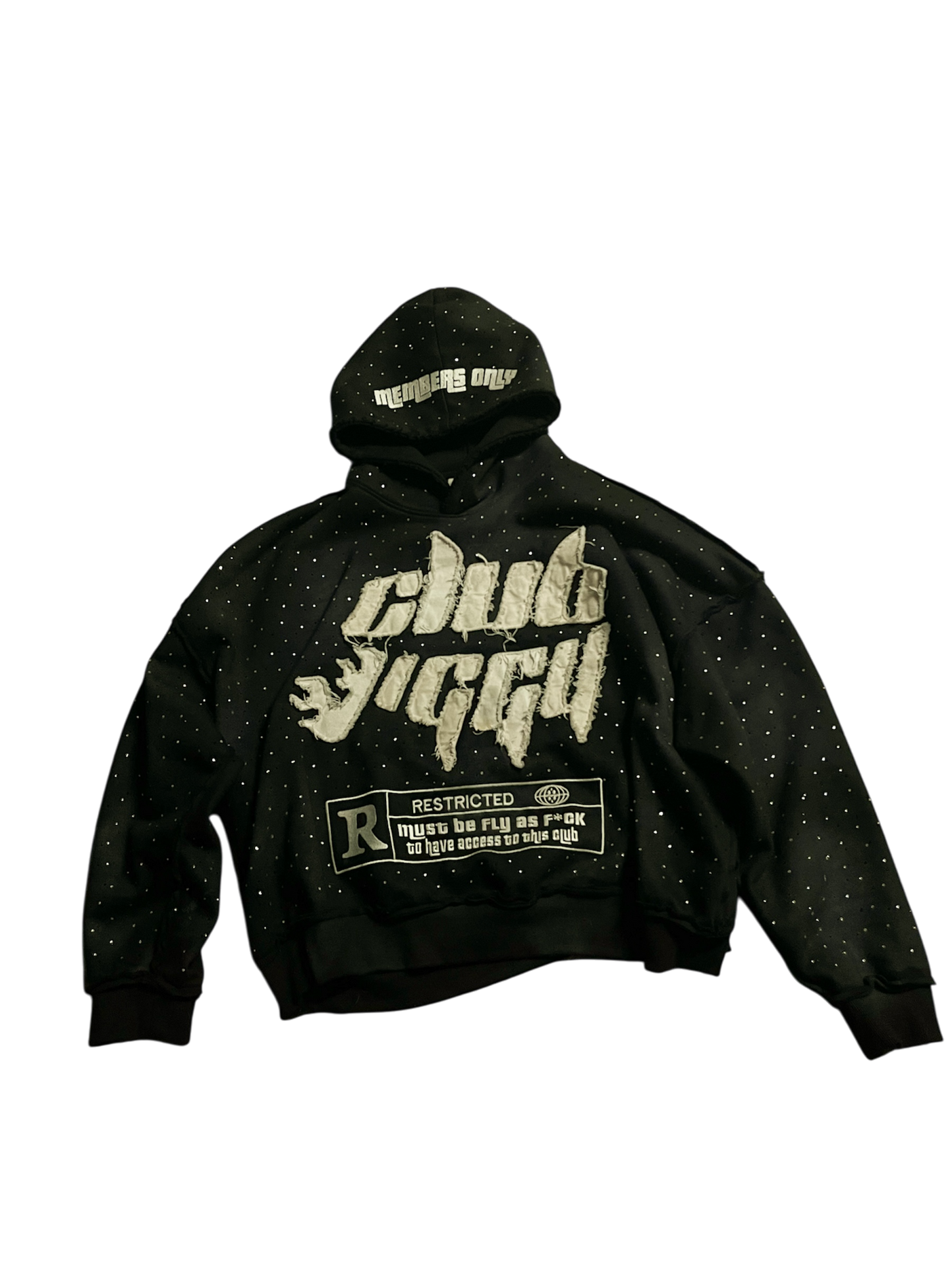 OPIUM RHINESTONE HOODIE